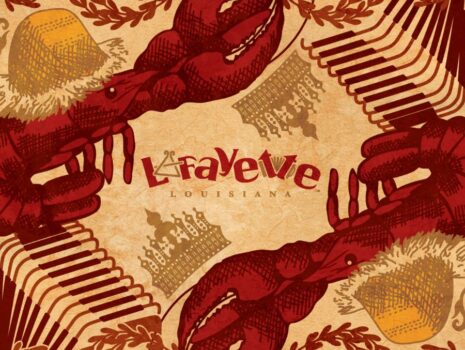 Cajun Seafood Recipe Card Illustrations