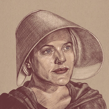 Elisabeth Moss in Handmade’s Tale